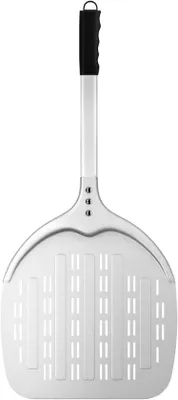 Productafbeelding van Pizzaschep, aluminium - 12 inch, geperforeerd