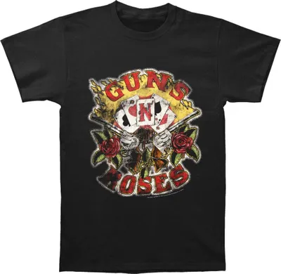 Produktbild von Guns N Roses - T-Shirt für Herren/Damen Uni RO3094 (L) (Schwarz)