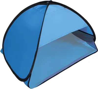 Produktbild von Famanu Pop-up Strandzelt tragbar - automatisch, winddicht, 80 x 50 x 55 cm, silber