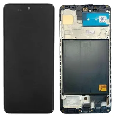 Produktbild von OLED Display Touchscreen Bildschirm Rahmen Schwarz für Samsung Galaxy A51 A515F