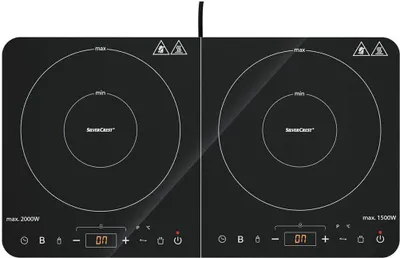 Produktbild von SILVERCREST® KITCHEN TOOLS Doppelinduktionskochplatte »SDI 3500 E1«