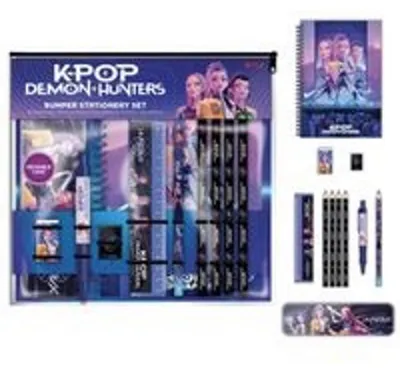 Productafbeelding van K-Pop Demon Hunters schrijfset + A5 notitieboek
