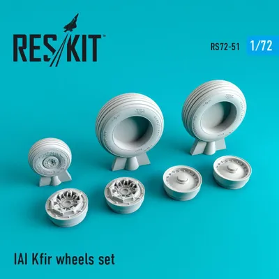 Produktbild von ResKit RS72-0051 - 1:72 IAI Kfir wheels set