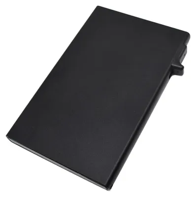 Imagen del producto de Soporte para tarjetas pequeño, hecho de aleación de aluminio, con capacidad para 5 tarjetas de crédito, protección RFID, color , para billetera