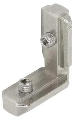 Produktbild von Innenverbinder Nut 8 Außenwinkel Innenwinkel 90° mit Madenschrauben