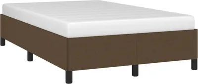 Obrázok produktu pre vidaXL Rám postele bez matraca tmavohnedý 120x200 cm látka