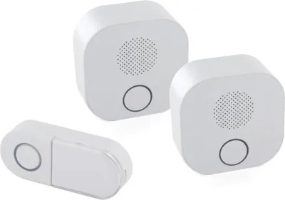 Obrázek produktu pro Bezdrátový zvonek se 2 přijímači, DiO 84203, bezdrátový, designový, dosah 150 m