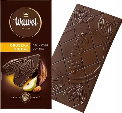 Obrázok produktu pre Wawel Wafelek Premium Gruszkowo-Migdałowy 90 g