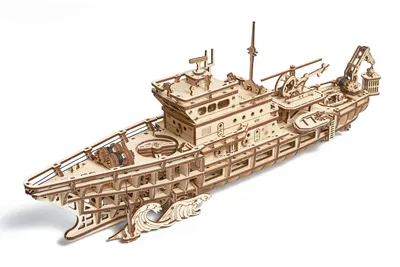 Produktbild von Wood Trick - Holz Modellbau Ocean Explorer Yacht Schiff 565 Teile