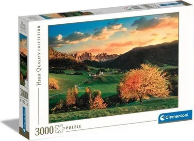 Zdjęcie produktu dla Puzzle 3000 elementów Clementoni THE ALPS Alpy