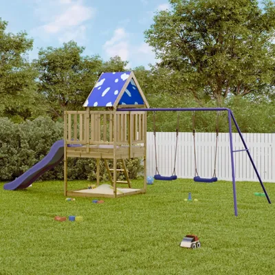 Produktbild von Möbel Spielturm Imprägniertes Kiefernholz - Schaukeln 3279210