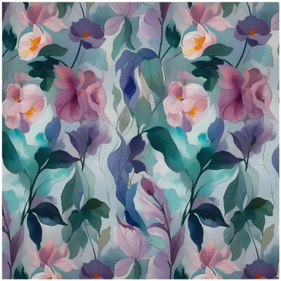 Viskose-Stoff Radiance Blumen ab 1 m x 140 cm Popeline Fahnentuch Sommerstoff Meterware Motiv 2