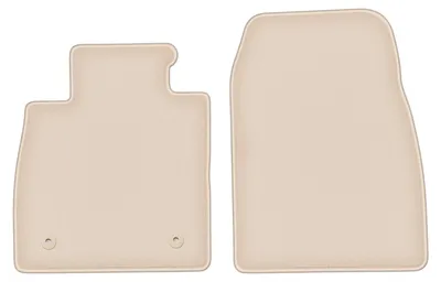 Produktbild von DURBAN Beige Velours-Fußmatten vorne für Ford Puma II Crossover (2019-)