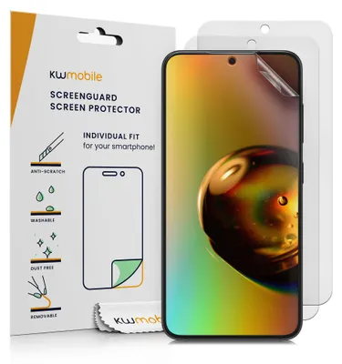 Produktbild von kwmobile 3x Folie matt kompatibel mit Samsung Galaxy S24 FE - Displayschutzfolie Schutzfolie - Displayschutz Displayfolie entspiegelt