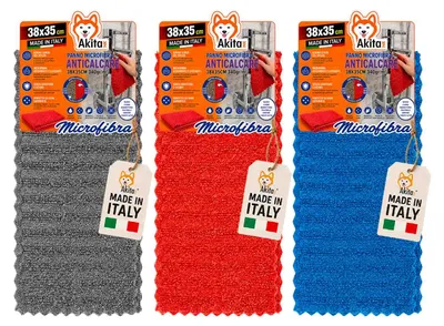 Immagine prodotto di Akitaink 3 Panni in Microfibra Anticalcare 38x35 cm