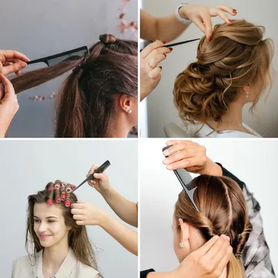 Produktbild von Professionelle Antistatische Friseurkamm - 10 Stück - Vielseitig & Hitzebeständig