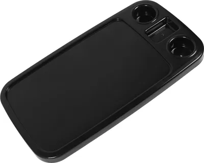 Zdjęcie produktu dla 860 x 460 mm blat do łodzi z 2 uchwytami na kubki, wodoodporna, gładka powierzchnia, koktajl do jachtu motorowego