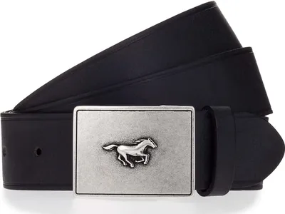 Produktbild von MUSTANG Leder Gürtel 40mm Leather Belt W105 Black schwarz