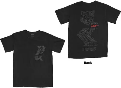 Produktbild von Pvris Use Me (Back Print) Black L T-Shirt