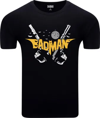 Immagine prodotto di Diarbo Maglietta da uomo con stampa divertente Batman-Badman Nero Taglia XXXL