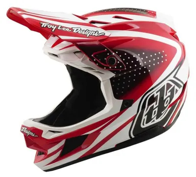 Obrázok produktu pre Prilba Troy Lee Designs D4 Polyacrylite Mips integrálna line fire-white veľkosť M (57-58 cm) 174047013