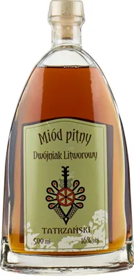 Produktbild von Dwojniak Tatrzanski Litworowy 500 ml | Met Honigwein Metwein Honigmet | 500 ml | 16% Alkohol | nalewkatatrzanska.pl | Geschenkidee | 18+