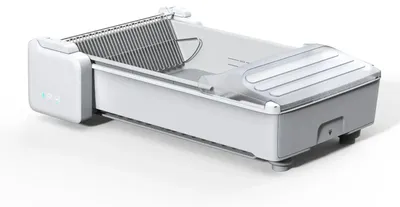 Obrázek produktu pro Automatická kočičí toaleta - Velká kočičí toaleta (XXL) - Samočisticí - Ovládání přes aplikaci - Bezpečné proti úniku - Částečně otevřený design - Vhodná pro velké kočky - Bílá barva