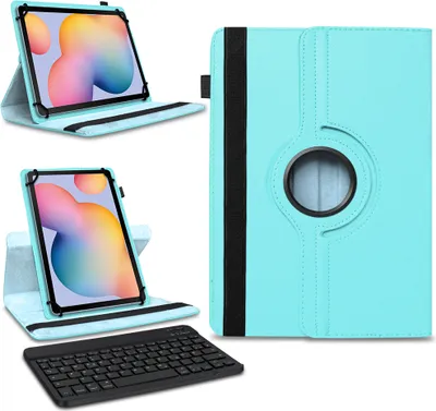 Produktbild von Tablet Tasche Tastatur Hülle für Xiaomi Pad 7 / 7 Pro Schutzhülle Bluetooth CaseFarben:Türkis