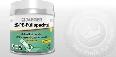 Zdjęcie produktu dla Jaeger 418 2K PE Szpachlówka wypełniająca, biała, 250 g