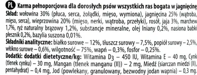 Zdjęcie produktu dla DOLINA NOTECI Premium Bogata w jagnięcinę - karma mokra dla psów - 400g