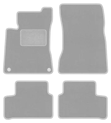 Immagine prodotto di Tappetini in moquette per Mercedes B W247 2018- (monovolume) – set 4 pezzi, grigi, su misura – Wielganizator OSLO