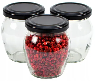 Produktbild von Pojemnikowo Glasbehälter 200 ml Amfora für Gewürze Einkochen Honig