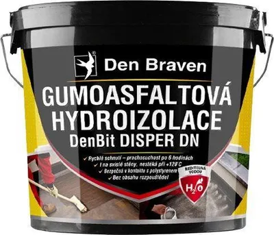 Obrázek produktu pro Hydroizolace gumoasfaltová DEN BRAVEN DenBit DISPER DN 5 kg