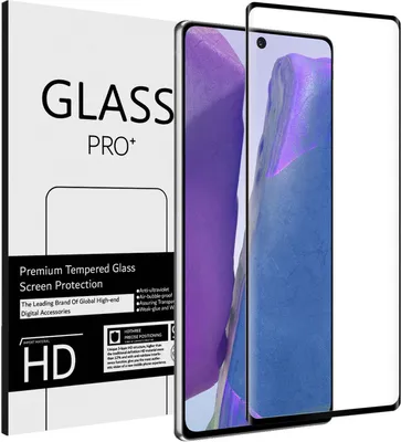 Produktbild von Conie Fullscreen Glas Schutzfolie für Samsung Galaxy Note 20 Glasfolie Displayschutz Schutz Folie Panzer Premium Glas