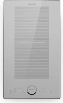 Image de Klarstein Plaque Induction Electrique Encastrable, Double Plaque Chauffante, Plaque Induction 2 Feux, 3500W x2 Tables de Cuisson à Induction Electrique, Touch Control, Affichage Numérique et Minuterie