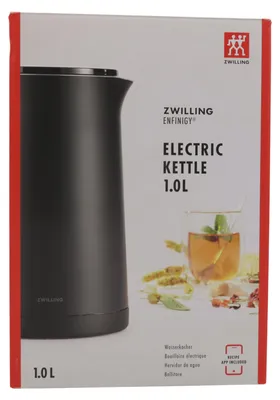 Zdjęcie produktu dla ZWILLING Enfinigy, 1 l, 1850 W, Czarny, Plastik, Zabezpieczenie przed przegrzaniem