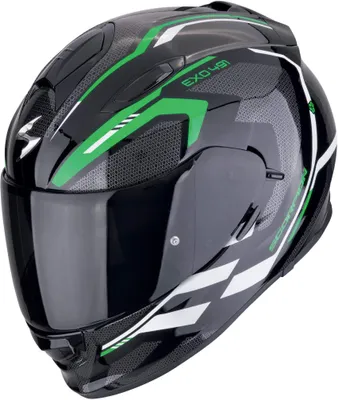 Zdjęcie produktu dla Kask SCORPION EXO-491 KRIPTA Black Green White rozmiar L