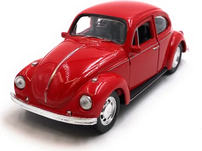 Produktbild von Onwomania Modellauto Käfer Beetle Rot Auto Mst. 1:34-39