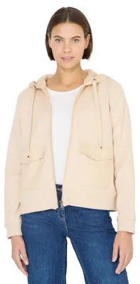 Immagine prodotto di Giacca con cappuccio Cecil Strukturmix, colore beige melange, taglia XL