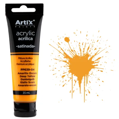 Obrázek produktu pro Akrylová barva DEEP YELLOW Artix PP639-04, 35 ml
