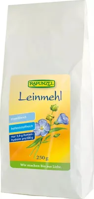A white paper bag with a product label.