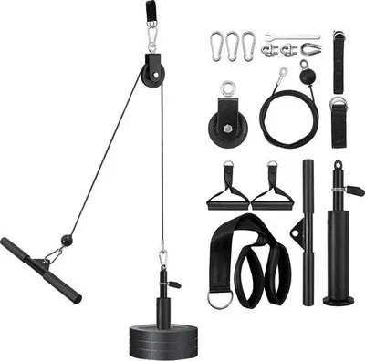 Produktbild von Unterarmtrainer Set Fitness Armtrainer Kabeltraining für Homegym