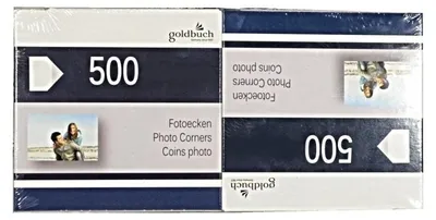 Produktbild von Goldbuch Fotoecken 2x500 Doppelpack Fotokleber