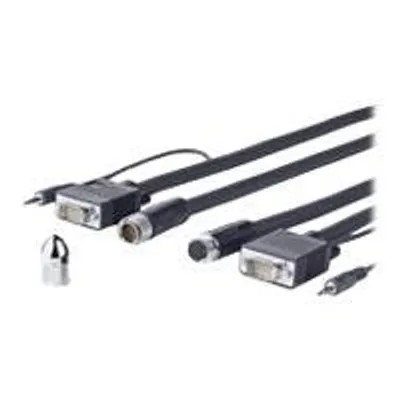 Produktbild von VivoLink Pro Cross Wall - VGA- / Audiokabel - HD-15 (VGA)