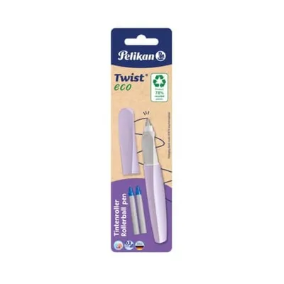 Produktbild von Pelikan 824675, Drehender versenkbarer Stift, Gemischte Farben, Blau, Recycelbarer Kunststoff, Beidhändig, Sichtverpackung