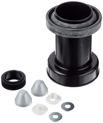 Produktbild von Geberit Anschluss-Set für Wand-WC, Kunststoff, Chrom, 185 mm