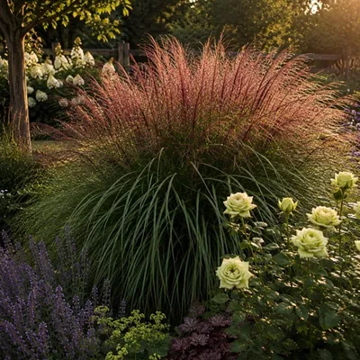 Produktbild von Ziergras Gartenpflanze Chinaschilf Polonus 1 St.