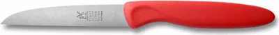 Image de Couteau de cuisine rouge 18 cm Polypropylène 1972 inoxydable, longueur de lame 8,5 cm