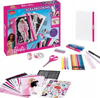 Produktbild von maped Barbie Scrapbooking Malset farbsortiert, 1 Set