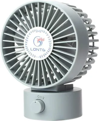 Produktbild von USB-Ventilator, Mini-Ventilator, kleiner, leiser Tischventilator, stufenlose Geschwindigkeitsregelung in 20°, geräuscharmer USB-Tischventilator, tragbarer USB-Ventilator